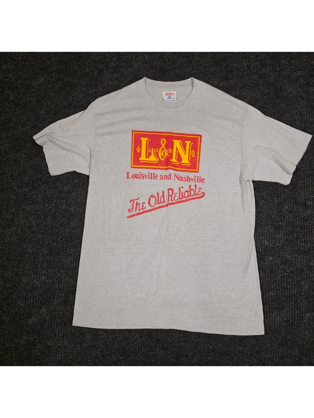 Vintage Select-T Louisville and Nashville The Old Reliable Graphic T-Shirt Large